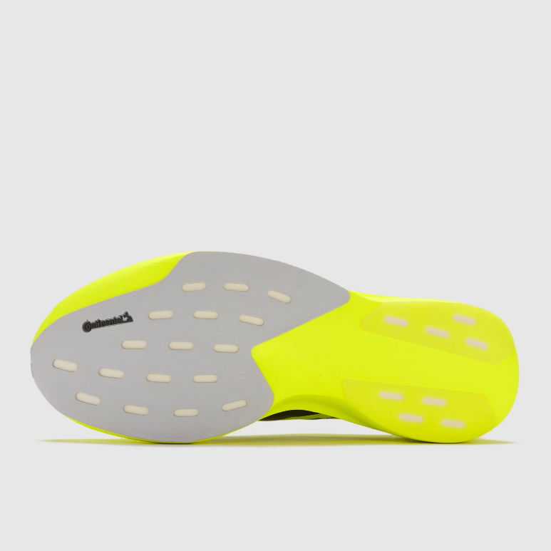 adidas Adizero Running Shoes – Neon Yellow with Dark Stripes