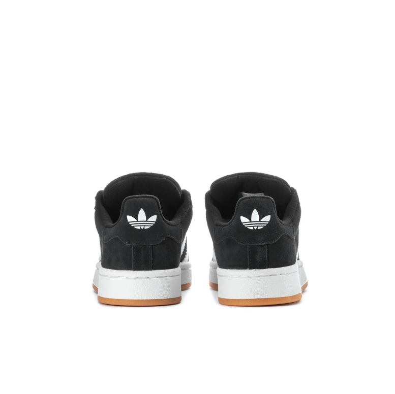 adidas Campus Sneakers - Black and White with Gum Sole