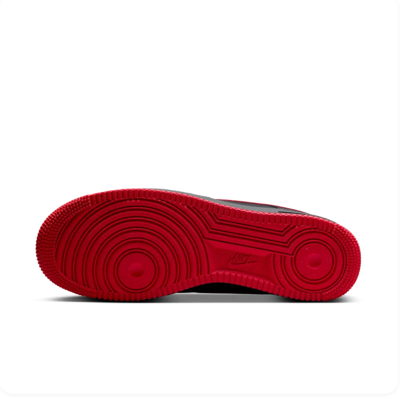Nike Air Force 1 Low Sneakers - Black and Red