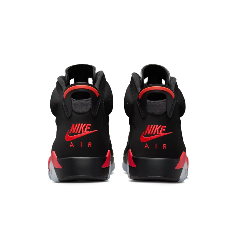 Air Jordan 6 High-Top Sneakers - Black and Red