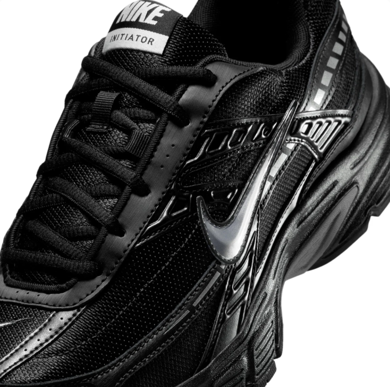 Nike Initiator Sneakers - Black and Silver