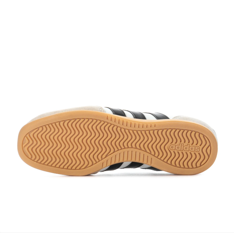 adidas Cross-Strap Ballet Sneakers - White, Black and Gum