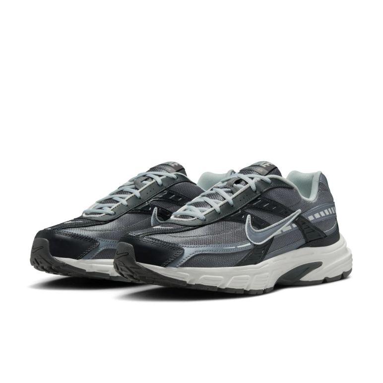 Nike Initiator Sneakers - Dark Gray and Black with Silver Accents