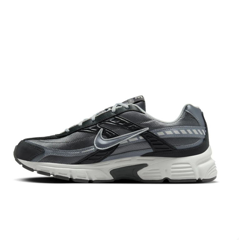 Nike Initiator Sneakers - Dark Gray and Black with Silver Accents