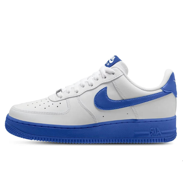 Nike Air Force 1 Low Sneakers - White and Royal Blue