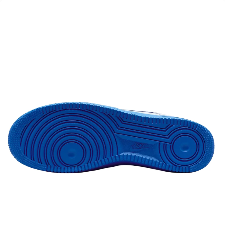 Nike Air Force 1 Low Sneakers - White and Royal Blue