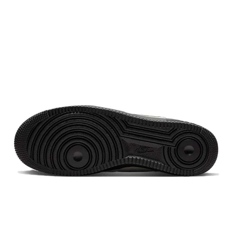 Nike Air Force 1 Low Sneakers - Light Gray and Black Sole