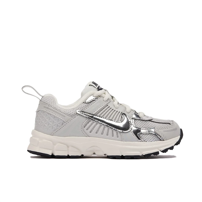 Nike Vomero 5 Sneakers - Light Gray and Metallic Silver