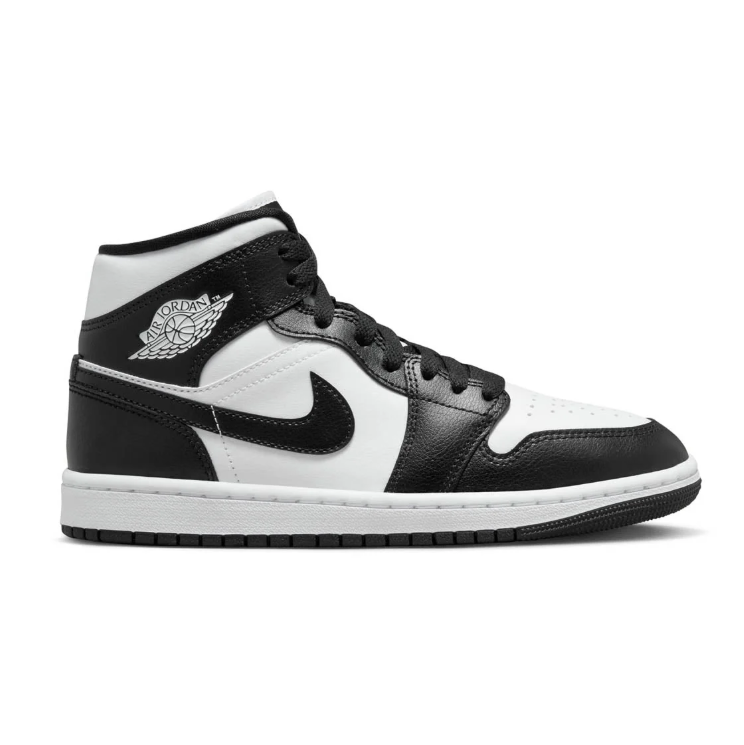 Air Jordan 1 Mid Sneakers - Black and White