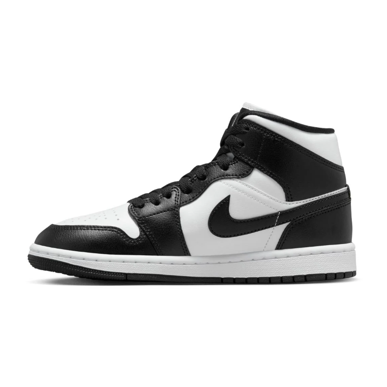 Air Jordan 1 Mid Sneakers - Black and White
