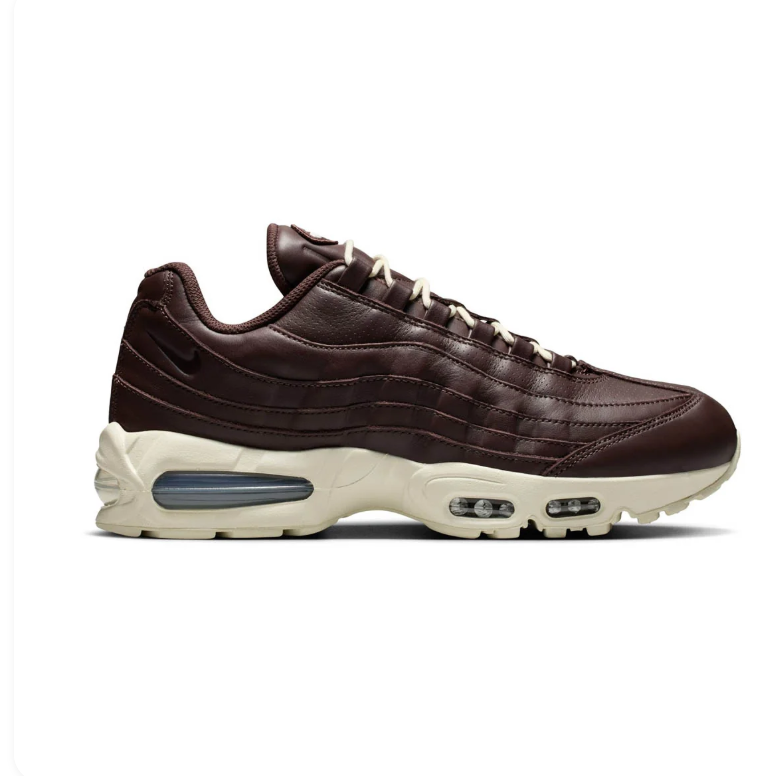 Nike Air Max 95 Sneakers - Dark Brown and Cream