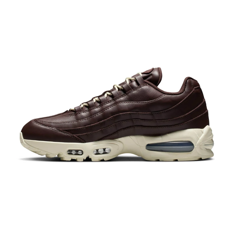 Nike Air Max 95 Sneakers - Dark Brown and Cream